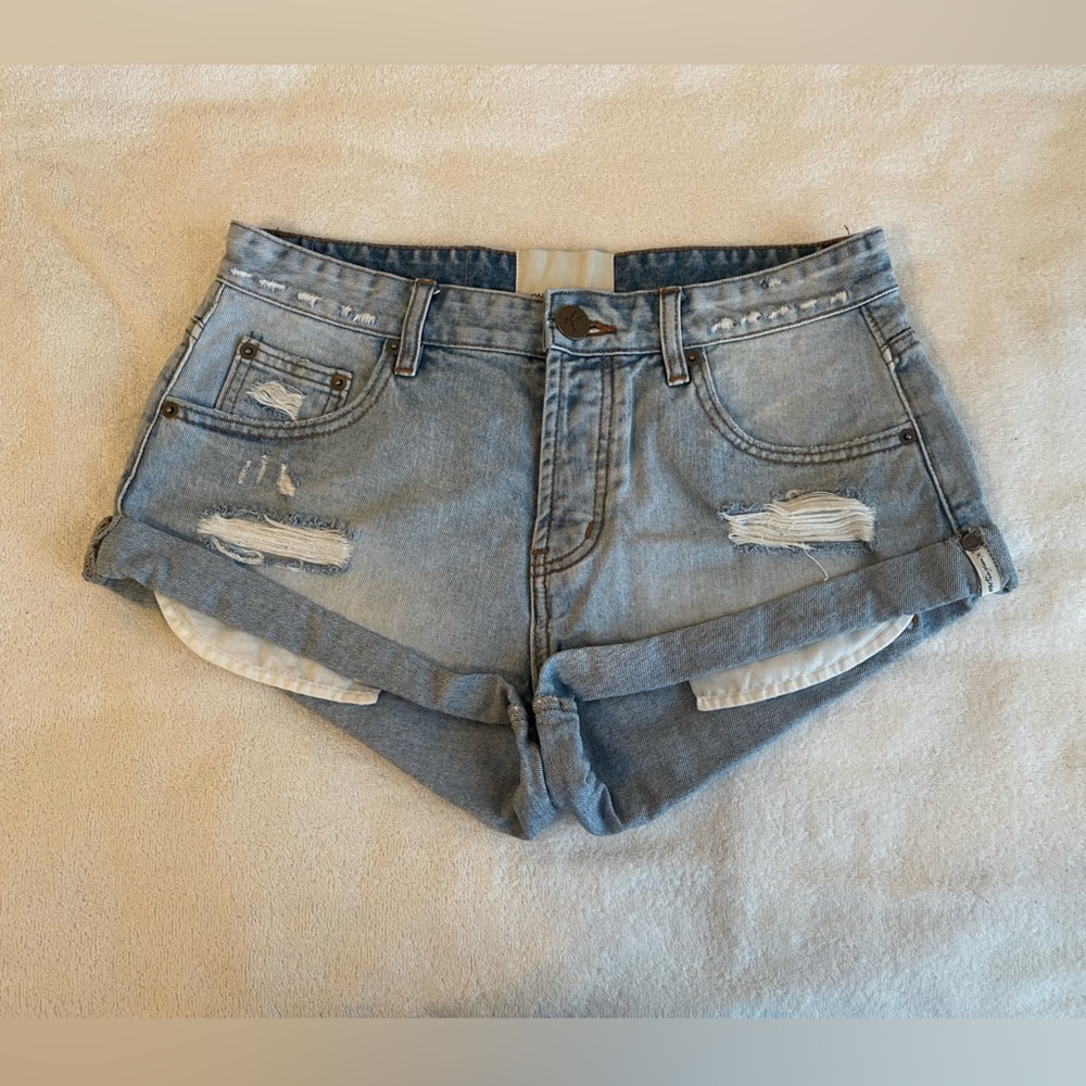 One teaspoon Bandits Low Waist Denim Shorts